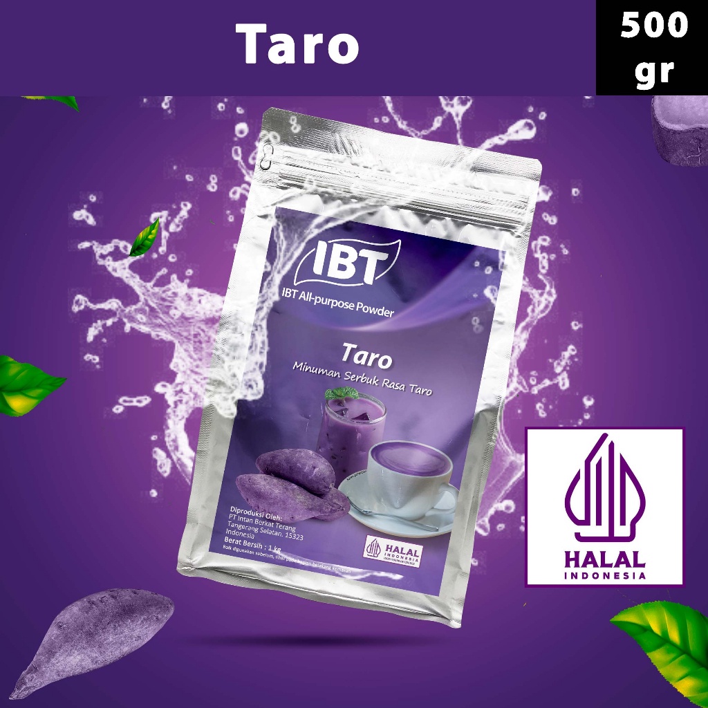 

Bahan Numan Bubuk Rasa Taro Ibt Drink Powder500Gr