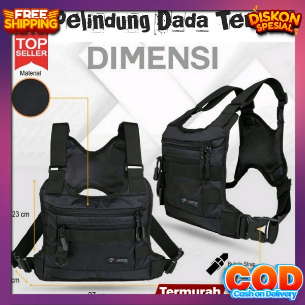 Waist Begs Bikers Multifungsi Murah Chest Begs Ts Depan Sporty Casual Chest Bag Tactical Waterproof 