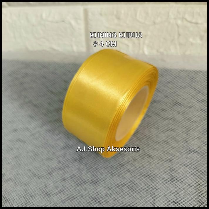 

TERBARU PITA SATIN LEBAR 4 CM /1,5 INCH PER/ROLL !!!