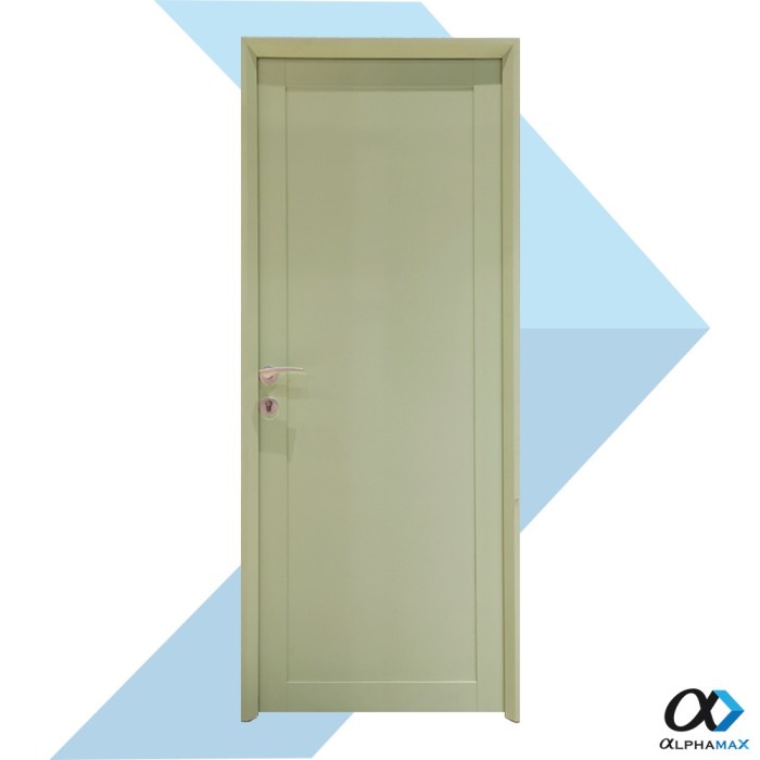 2-A FULLPANEL 80X200 PINTU ALUMINIUM / KAMAR / KAMAR MANDI / ALPHAMAX