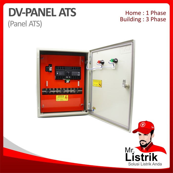 DV - PANEL ATS (AUTO MANUAL SWITCH) GENSET KE PLN