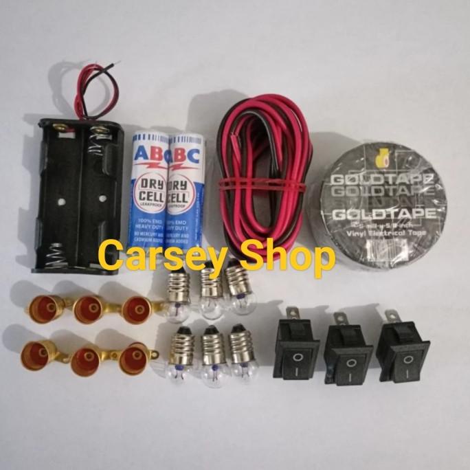 

SALE paket rangkaian listrik seri/paralel sd kls 6 Termurah