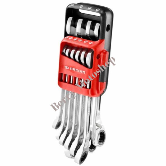 ✅Baru Kunci Ratchet Set / Combine Wrench Ratchet Set 467Br.Jp10 Facom Berkualitas