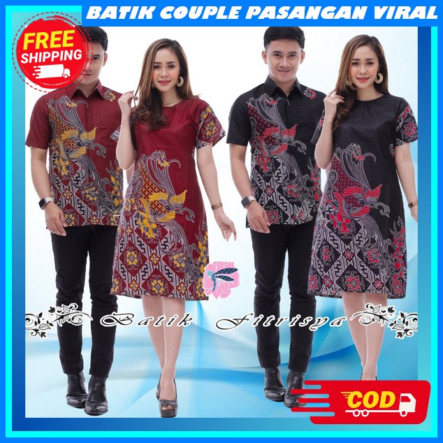 Baju Sarimbit Keluarga Muslim 2023 Batikj Kekinian Bapak Ibu Pasang Coupl Batik Couple Pasangan Kond