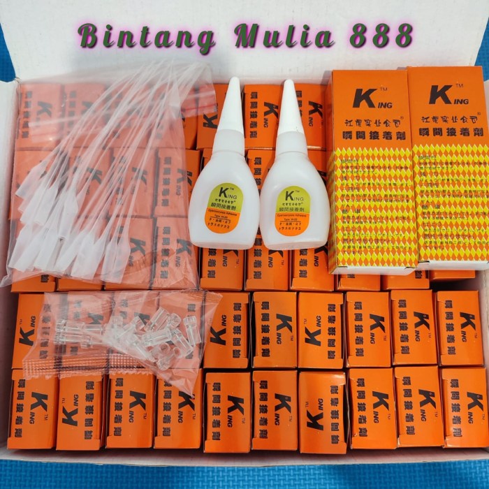 

Lem Korea King ( Grosir Perbox 50Pcs ) Lem Serbaguna Alteco Setan Dll