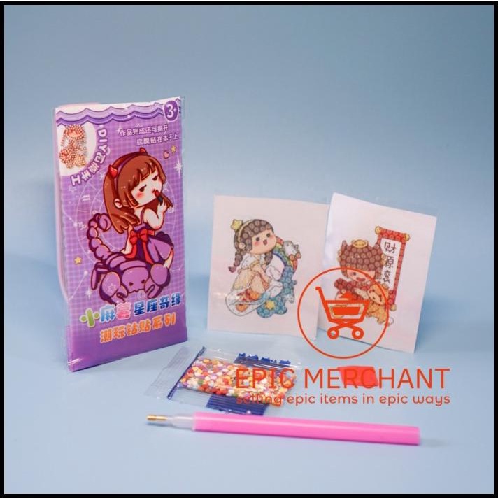 

BEST DEAL DIAMOND PAINTING STICKER PACK GROSIR ISI 20 PACK STIKER MANIK !
