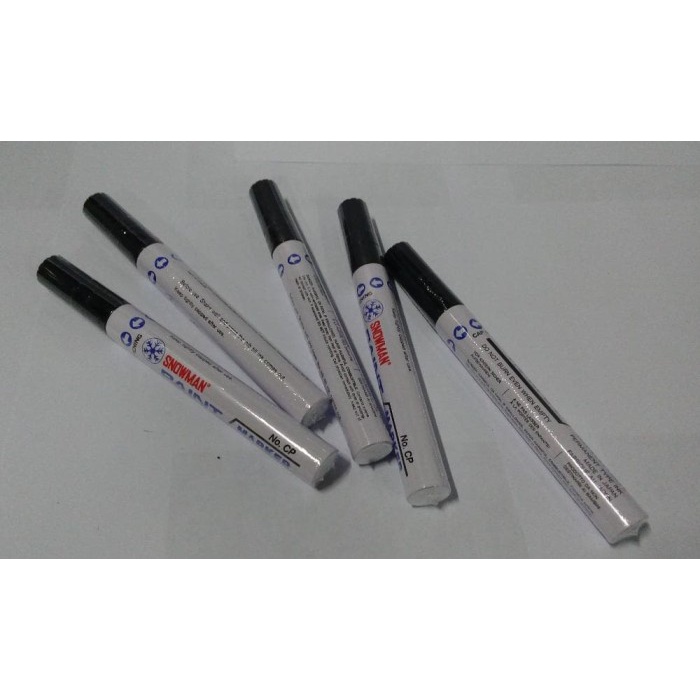 

Spidol Permanent Paint Marker Snowman Hitam Isi 12 Pcs