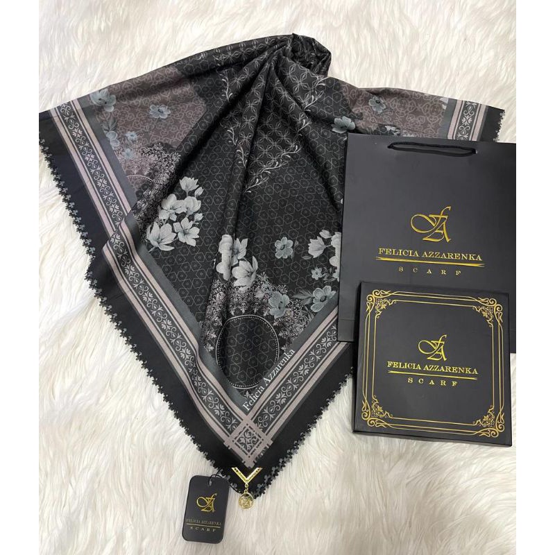 STYLISH HIJAB DAILY felicia azzarenka scarf free kotak dan paberbag plat terbaru