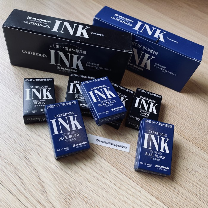 

New Platinum Fountain Pen Ink Cartridge/ Tinta Fountain Pen Free Ongkir
