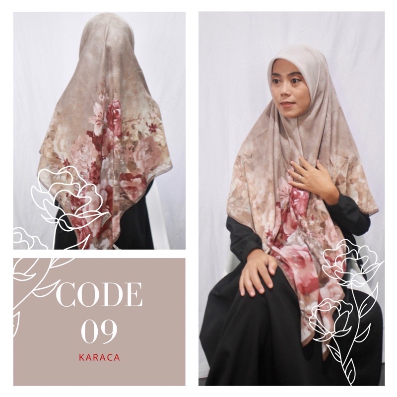 STYLISH HIJAB DAILY Jilbab Segi Empat Premium KARACA Hijab Original Turki