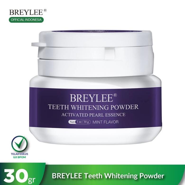 (READY) BREYLEE Teeth whitening powder 30gr/Pemutih Gigi Breylee/BPOM/Ori