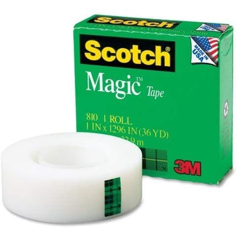 

Terbaru 3M Scotch Magic Tape 810 , 1 Inch X 36 Yards Promo Terlaris