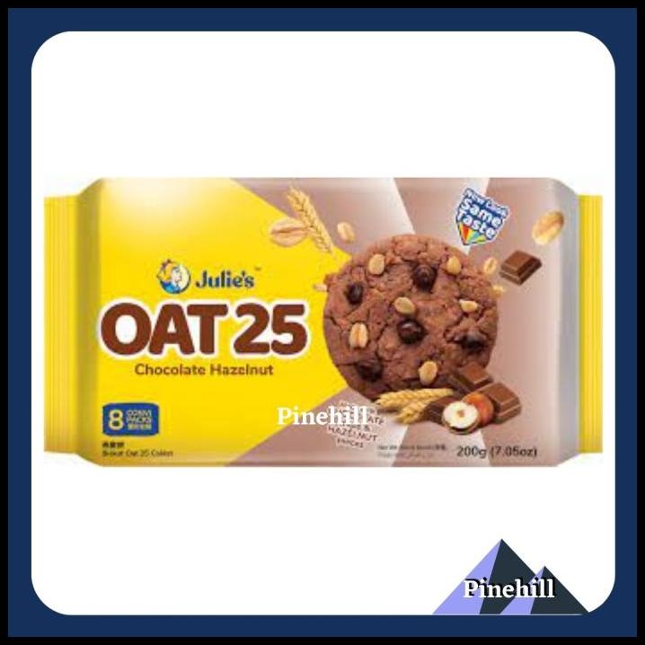 

GRATIS ONGKIR BISCUIT JULIES JULIE'S OAT 25 CHOCOLATE HAZELNUT COKLAT - BISKUIT DIET !!!