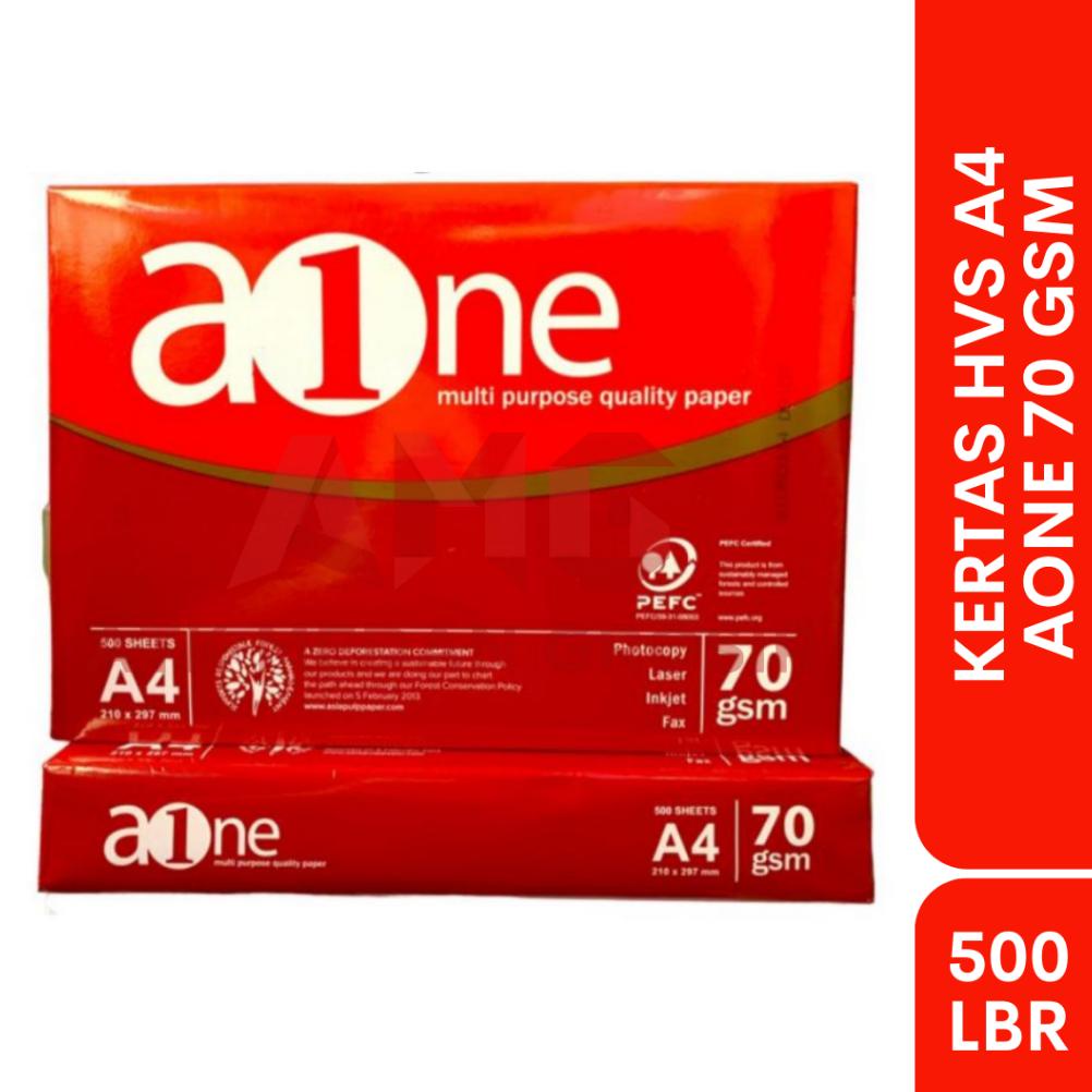 

Terbaik KERTAS HVS A4 A1ONE 70GSM ~