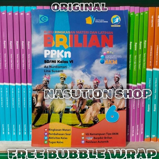 

SALE Buku Brilian PPKN Akm Kelas 6 SD Grafindo K13 Edisi Revisi Original Termurah