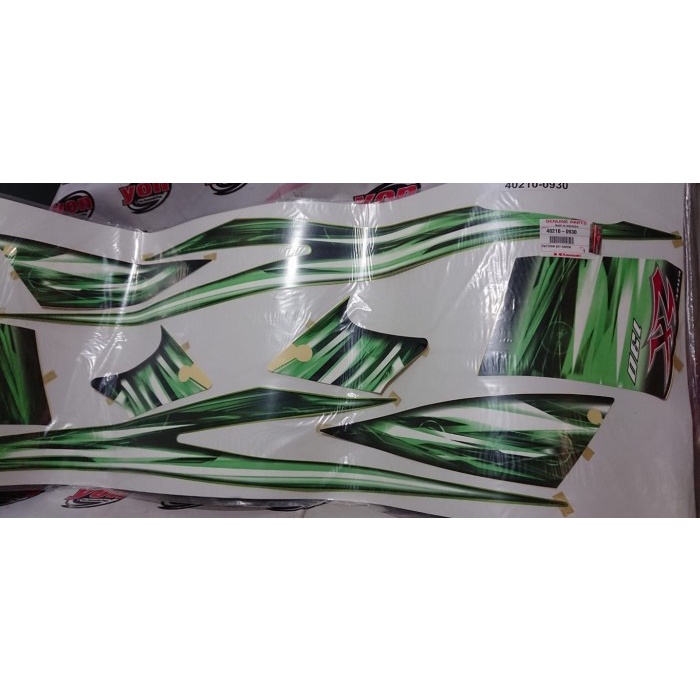 ✨Baru Label Sticker Striping 40210-0930 Pattern Set Green Kawasaki Zx130 Terbatas