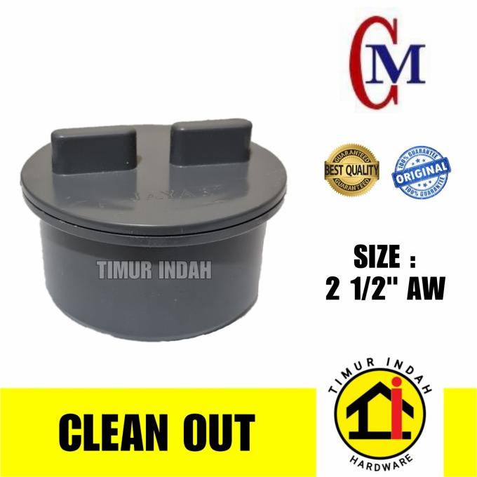 Silahkan Order] Clean Out 2.5 AW / Tutup Kontrol Pipa 2.5 AW