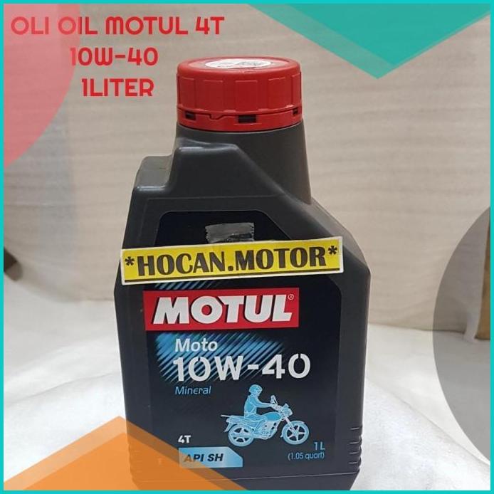 OIL MESIN OLI MESIN MOTUL 1LITER 4.T 1LITER 10W-40 DIJAMIN ASLI 20JVL
