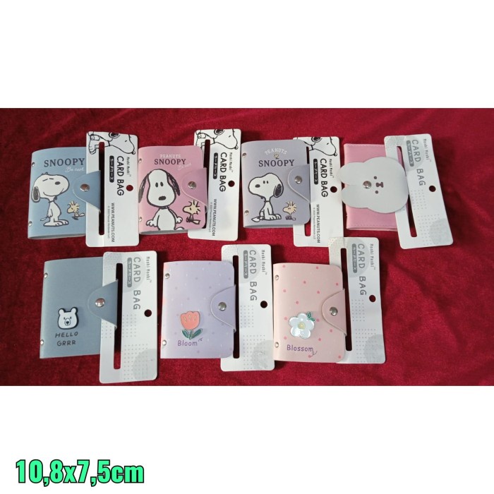 

Promo Fancy Card Holder Karakter Snoppy Dompet Kartu Kredit Original Import