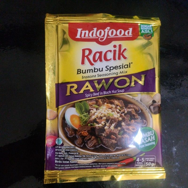 

INDOFOOD RACIK RAWON 50G