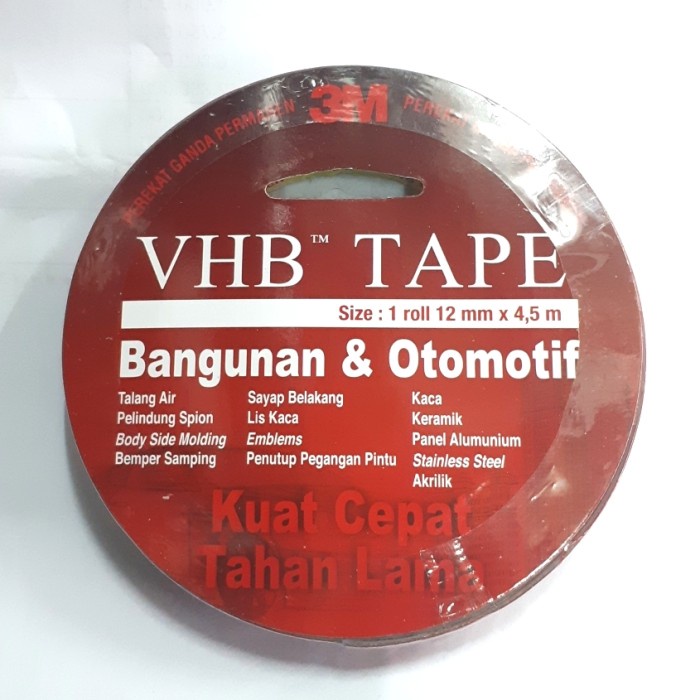 

Double Tape 3M VHB Dobel Tape 12mm x 4.5m