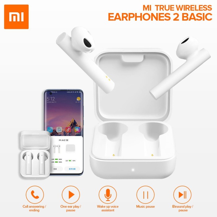 +++++] XIAOMI TRUE WIRELESS EARPHONE 2 BASIC HEADSET, ORIGINAL