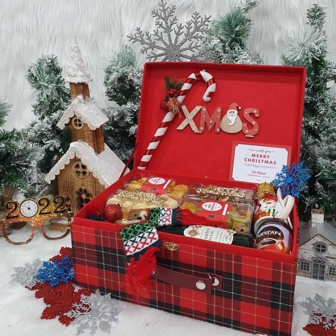 

Paket Dekorasi Hampers Natal Christmas Parcel Hadiah Kue Kering 128 - Melulujajan