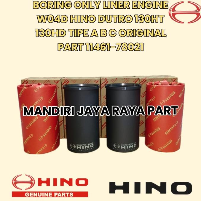 Boring Bibir Tebal Hino Dutro 130Ht 130Hd Liner Only Wo4D 11462-E0170