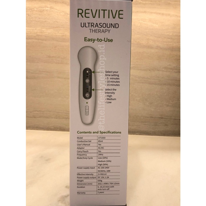 REVITIVE PAIN RELIEF - ULTRASOUND THERAPY Erin MI