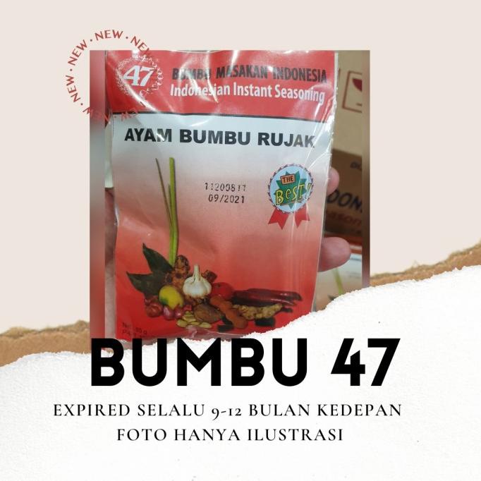 

cusss order] Bumbu 47 Malang Bumbu Instant Ayam Bumbu Rujak