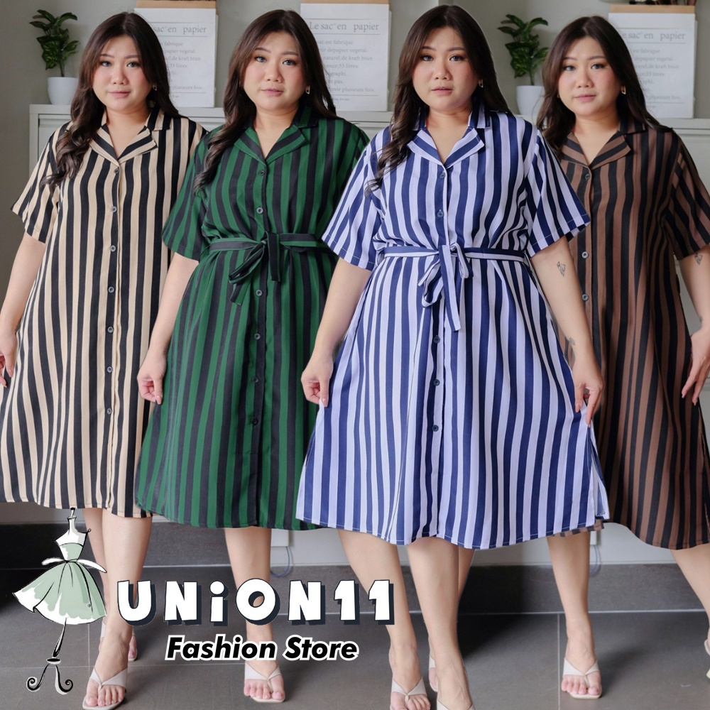 Dress Jumbo Wanita Terbaru 2023 Korean Style Pesta Xxxl Ld 130 120 Tunik Sabrina Modern 150 Bahan Me
