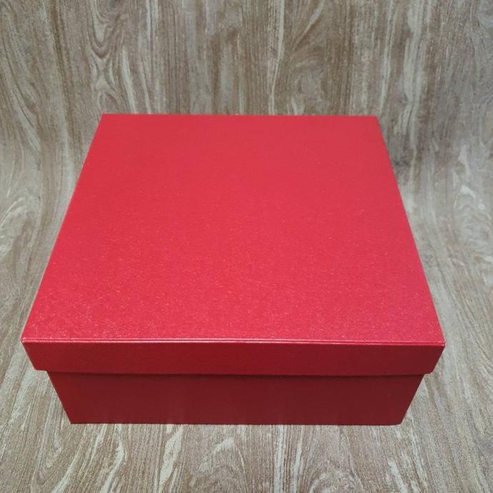 

Box polos 23x23x10cm / kotak kue / hamper / sangjit / hard box