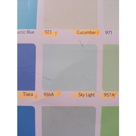 Cat Tembok 956A Sky Light Biru Muda Vinilex 5 kg Interior Dinding Rumah Paint