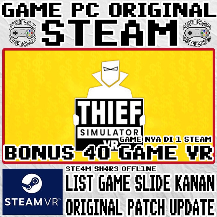 Thief Simulator VR PAKET 40 Game PC  Original