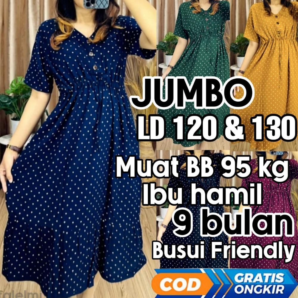 Terbaru Baju Daster Busui Jumbo Kekinian Murah Wanita Andin Kimono Ruffle Kekinian Rayon Premium Ser