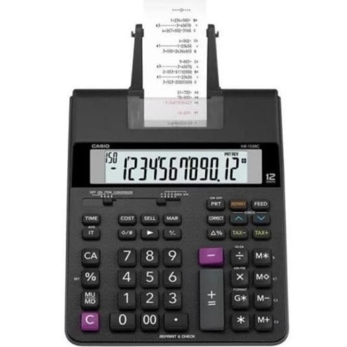 

Casio HR-150RC + ADAPTOR ~Kalkulator Printer-Calculator (Paket)