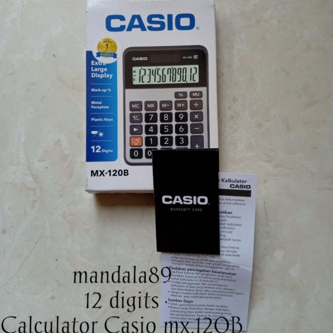 

Calculator Casio 12 digits MX-120B