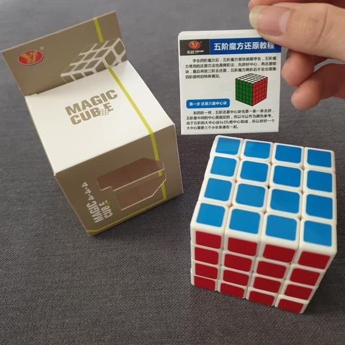 qab Rubik 4x4 YJ Sticker Original 100% Terlaris