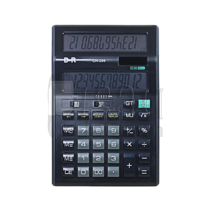

D-R CH299 Kalkulator 2 Layar 12 Digit