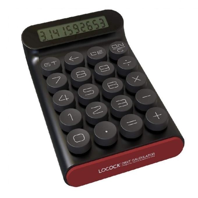 

LOCOCK JS01 Mechanical Switch Button Calculator - Kalkulator 10 Digit