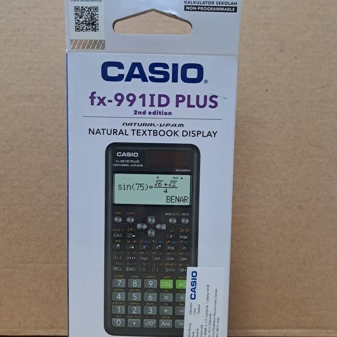 

kalkulator scientific casio fx 991ID PlUS