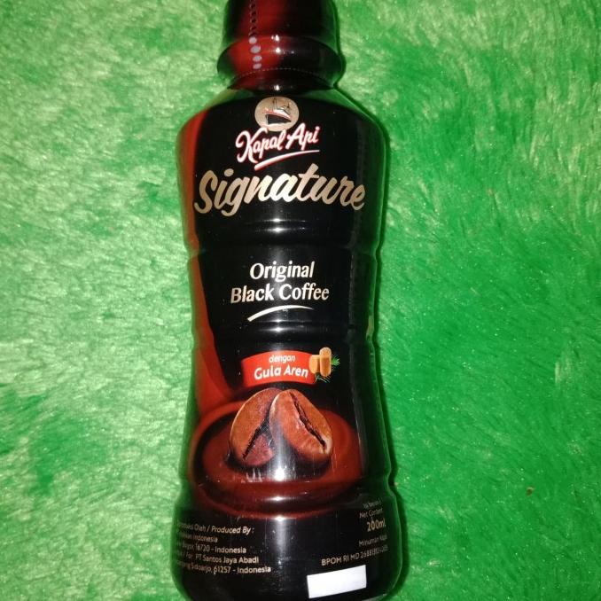 Kopi Kapal Api Signature Botol Pet/Minuman Kopi Instan Botol