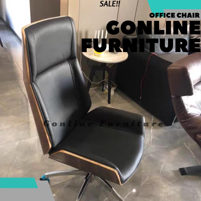 Promo Office Chair Kayu/Kursi Kantor Body Kayu