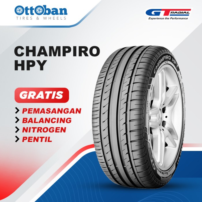 GT Radial Champiro HPY 205 45 R17 88W XL Ban Mobil