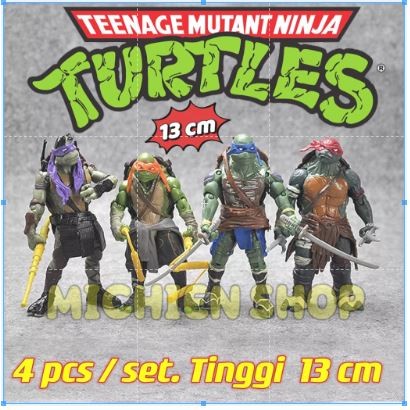 Ni Ng- Kura Kura Ninja TMNT Ninja Turtles Set FIGURE