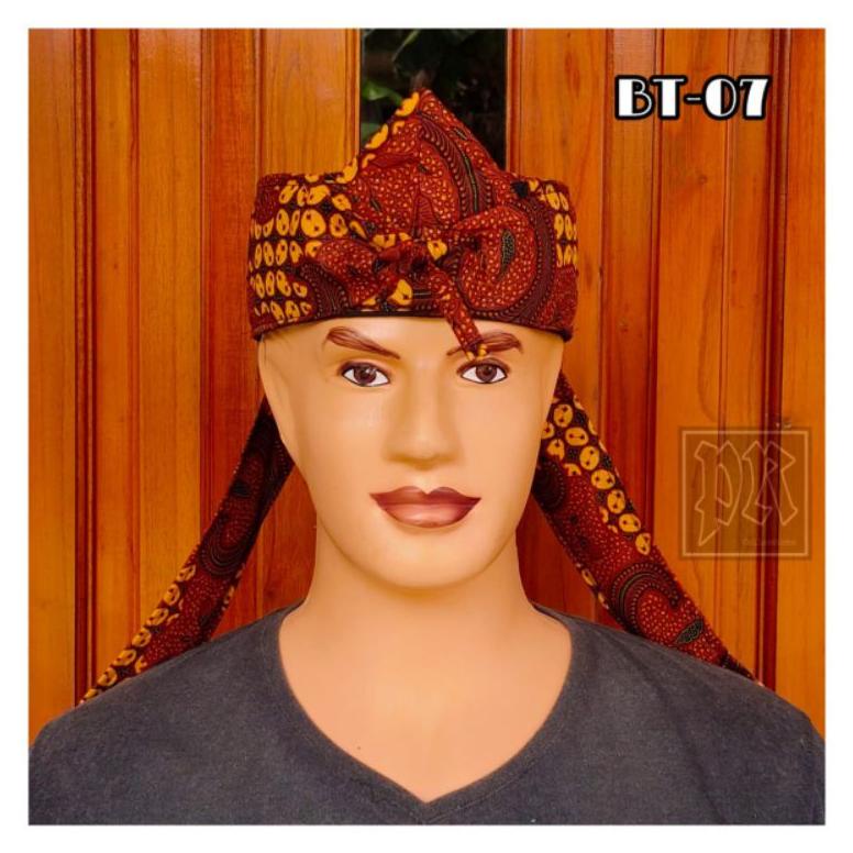 Big Sale Iket Udeng Blangkon Peci Hitam Polos Sunda Jawa Solo Jogja Kliwir Motif Batik Murah Diskon