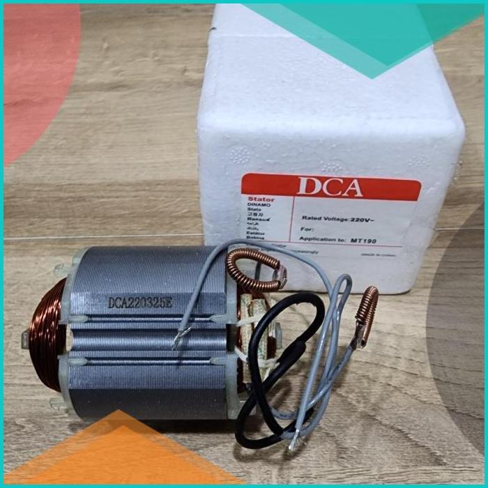 Stator DCK bantalan armature Maktec MT 190 mesin planer , mesin serut