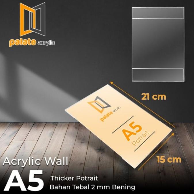 

din ACRYLIC THICKER/AKRILIK/WALL/AKRILIK DINDING A5 PORTRAIT