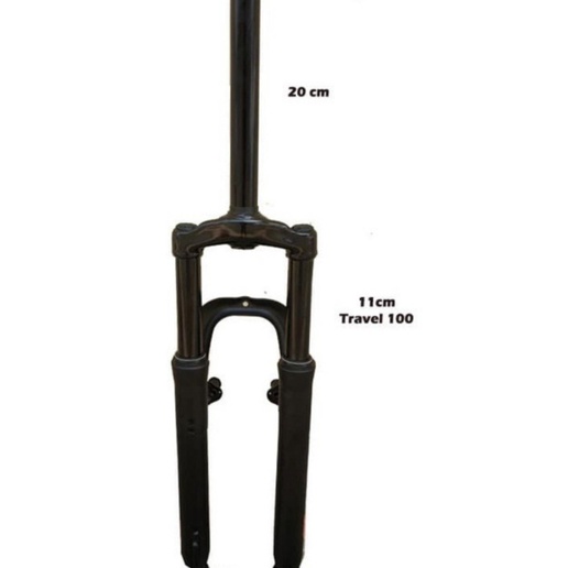pacific fork suspension mtb 27.5 inch os non lock hitam lelalela8187