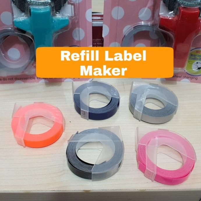 

Kualitas terbaik] HT-Refill Label Maker Emboss 3D Refill Stiker Label DIY